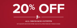 20% OFF Orvis Rod Outfit Banner