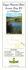 Missouri River Map by River Rat Maps