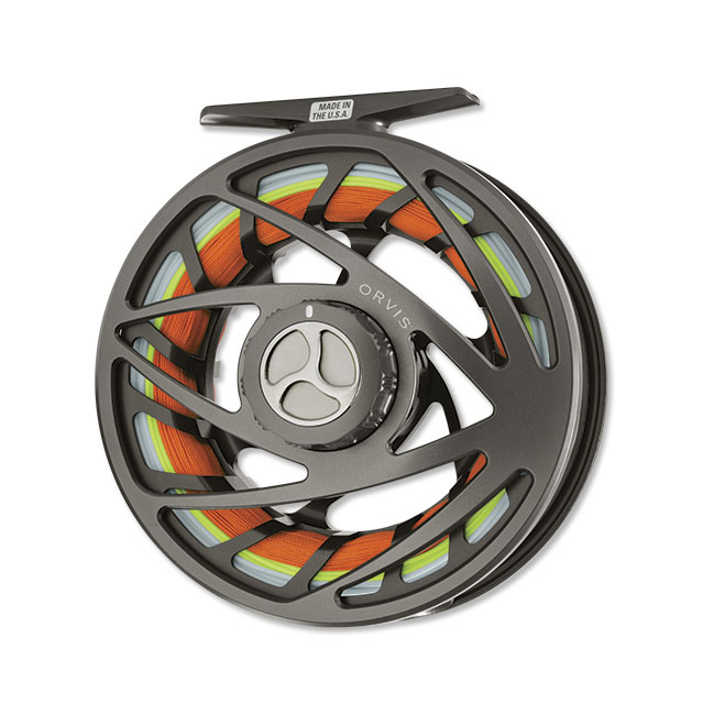 Orvis Mirage USA Reel -pewter, back angle