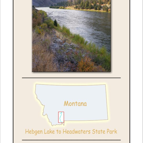 Madison River Map by River Rat Maps