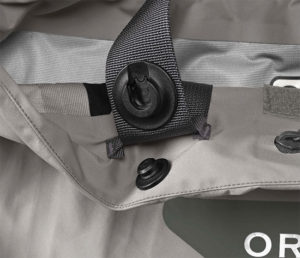Orvis Ultralight Convertible Wader magnet suspender connection