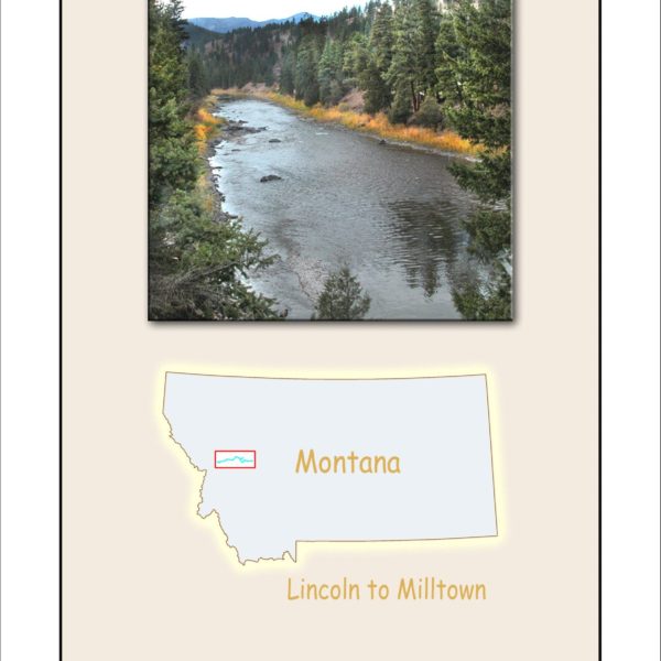 Blackfoot River Map by River Rat Maps