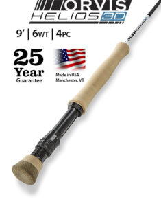 2M49 Orvis Helios 3D 9' 6-weight Fly Rod