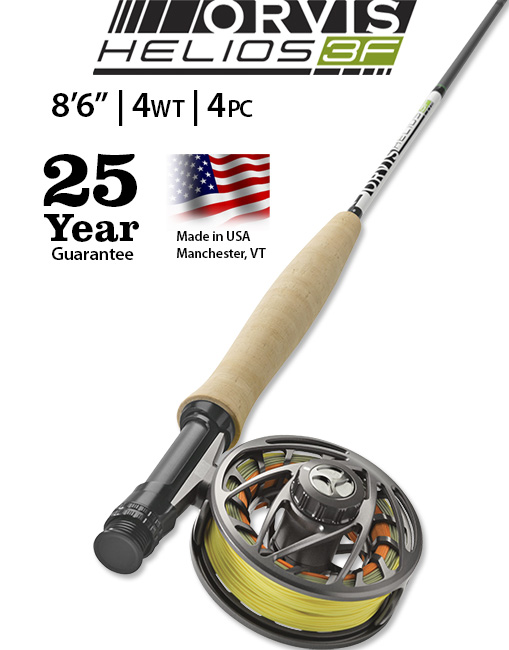 Orvis Helios 3F 8'6 4-weight Fly Rod uber performance and USA made