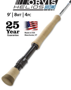 2M5B Orvis Helios 3D 9' 8-weight Fly Rod