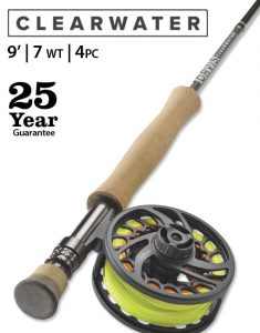 Orvis Clearwater Fly Rod 907-4 Outfit