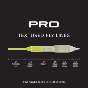 Orvis PRO Power Taper Textured Fly Line profile