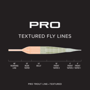 Orvis PRO Trout Textured Fly Line profile