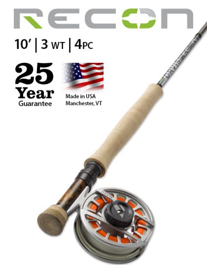 Orvis Recon 8'4 3-Weight Fly Rod high performance and American made