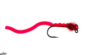 Squirmy Wormy Jig -Blood Red