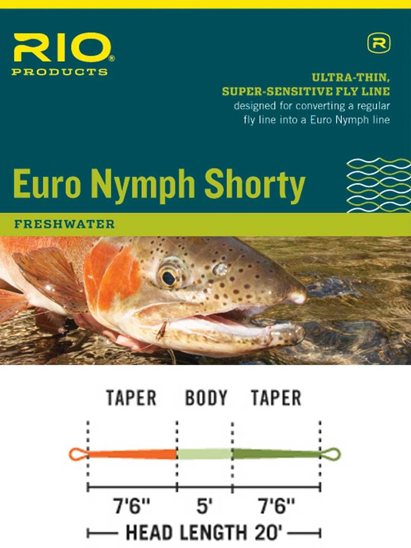 RIO Euro Nymph Shorty adds onto your standard line super easily