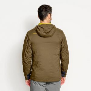 Orvis Men's PRO LT Insulated Hoodie -Olive -rear